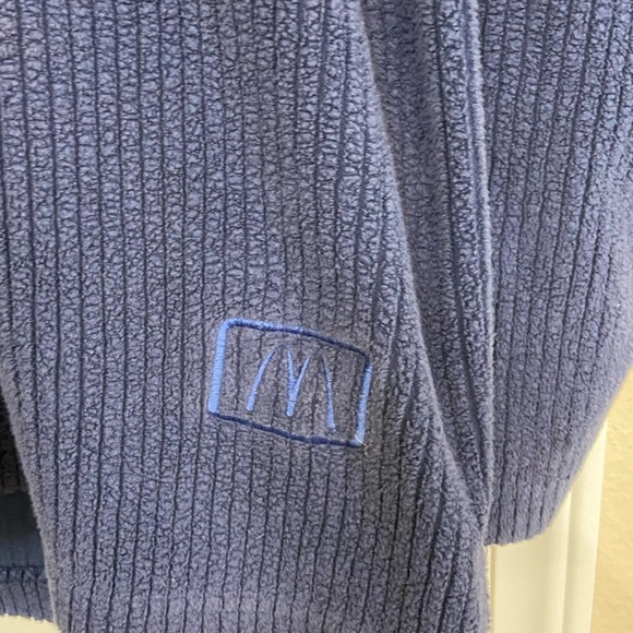 Vintage McDonald’s Blue Employee Men’s L Pullover Sweatshirt RARE 1990s Retro - Picture 3 of 8